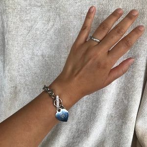 Silver Monogram “G” Bracelet